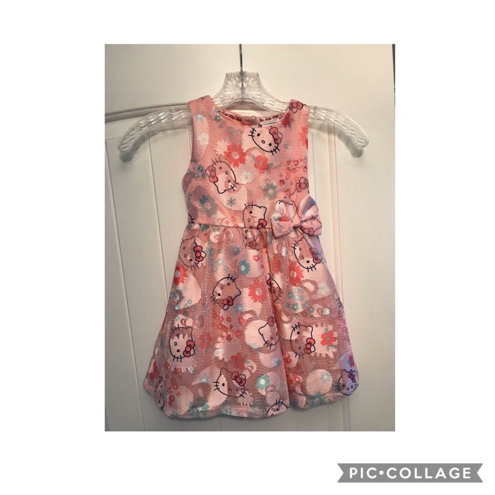 Pink hello kitty party dress